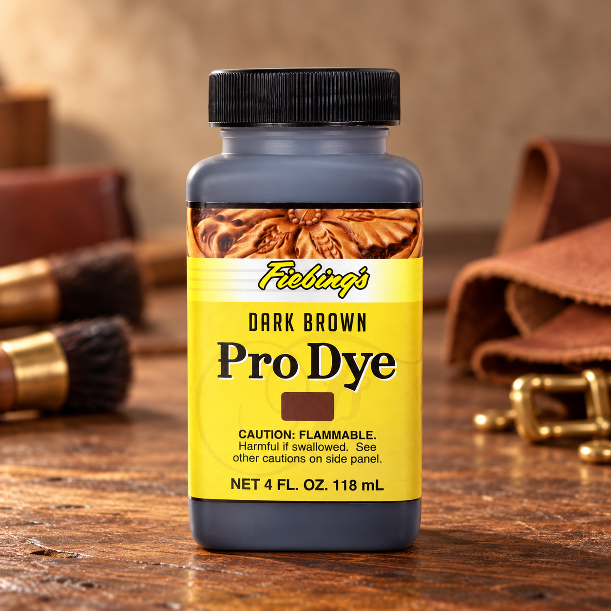 Fiebing's Dark Brown Pro Dye bottle