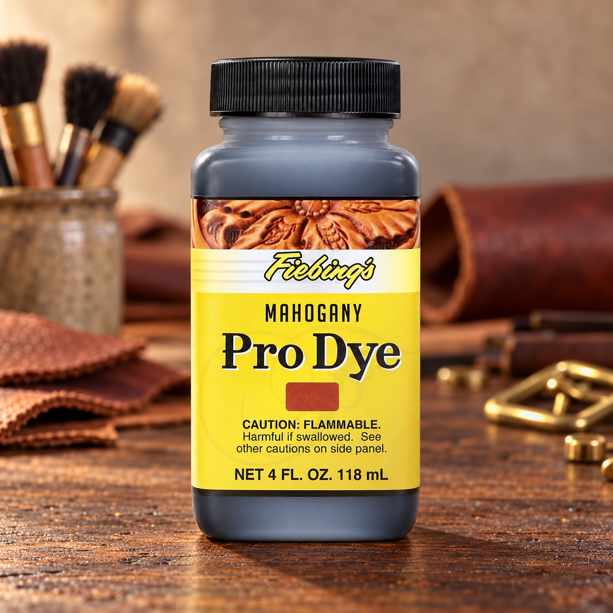 Fiebing's Mahogany Pro Dye bottle