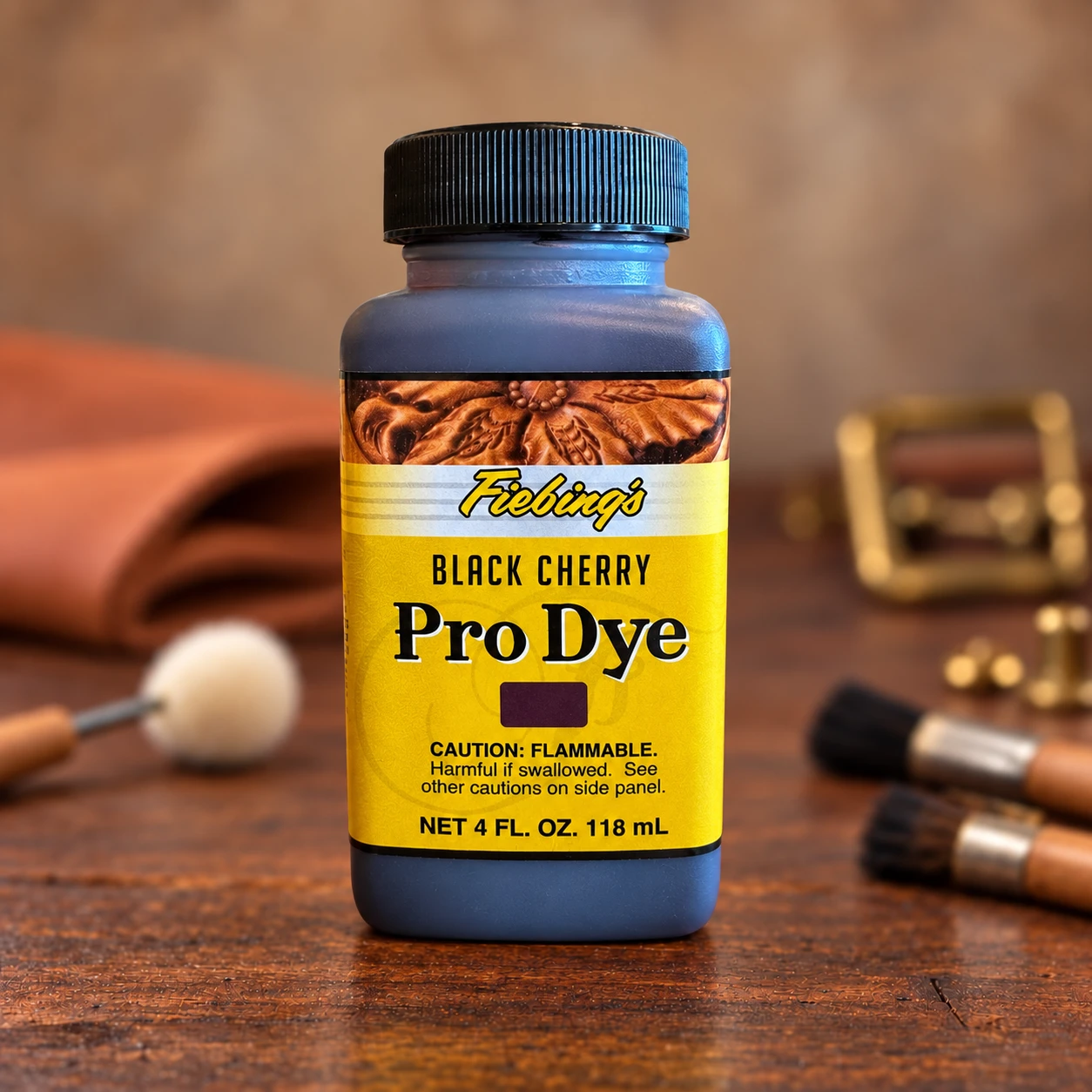 Fiebing's Black Cherry Pro Dye bottle