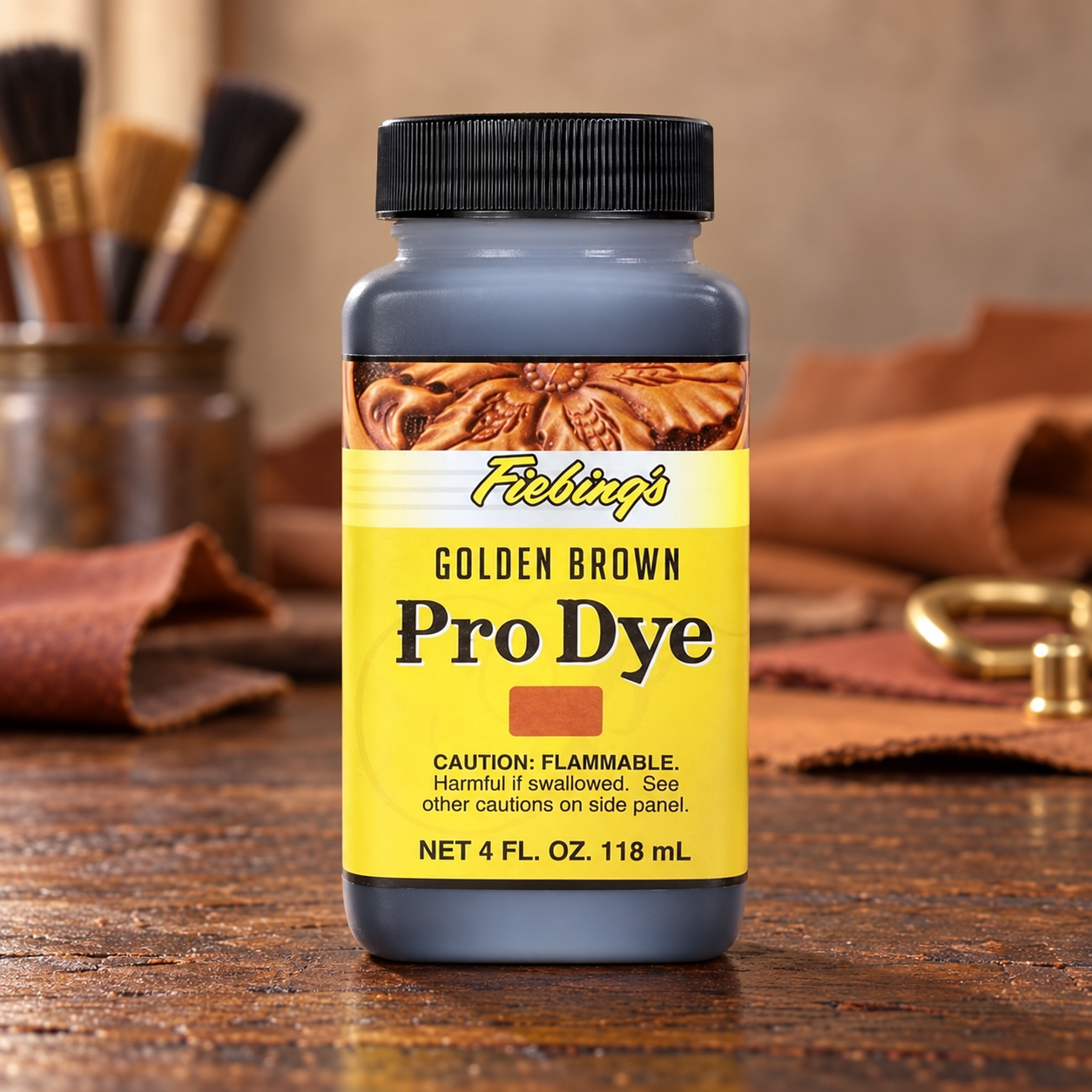 Fiebing's Golden Brown Pro Dye bottle