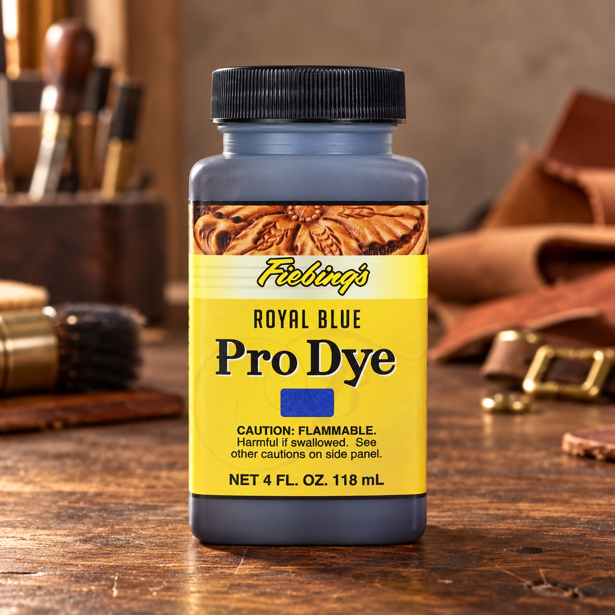 Fiebing's Royal Blue Pro Dye bottle